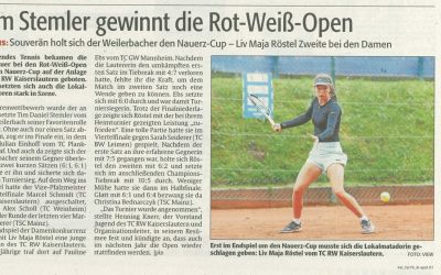 Rot Weiss Open 2022